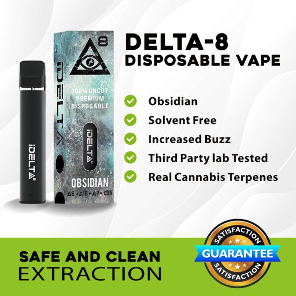 iDELTA8 Obsidian Blend Disposable