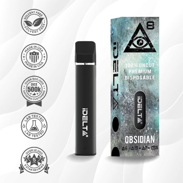 iDELTA8 Obsidian Disposable vape pen