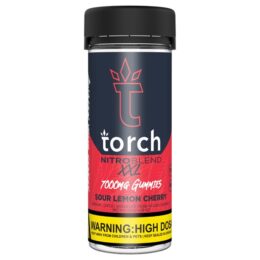 Torch Nitro Blend Gummies 7000mg - Sour Lemon Cherry Strain