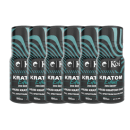 Koi Kratom Shots Zen Berry 6 Pack