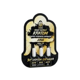 Modus Gold Series Kratom Super Strength Capsules 3c | Zing/ Maeng Da